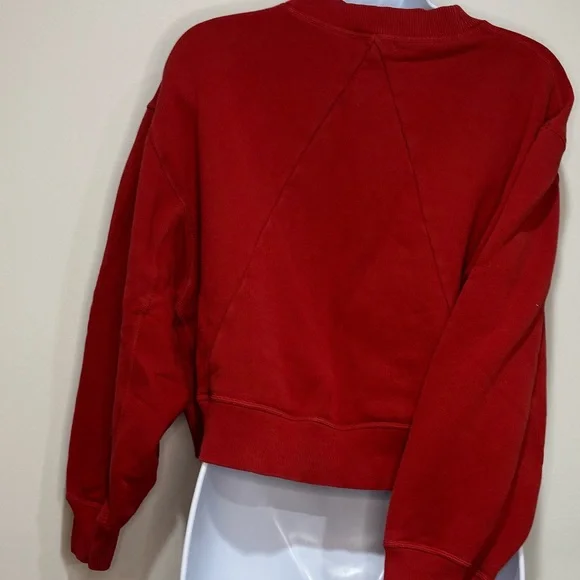 Rag & Bone Vibrant Red Textured Knit - Picture 6 of 9